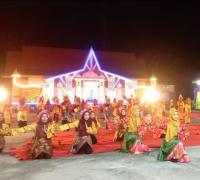 Tari Massal Riak Pesisir Semarakkan MTQ Ke XI Tingkat Kecamatan Kuala Kampar Kabupaten Pelalawan Tahun 2023