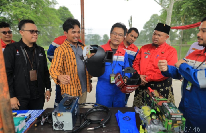 Tingkatkan Kapasitas Keterampilan Masyarakat, Pertagas Gelar Pelatihan Welder di Mandau