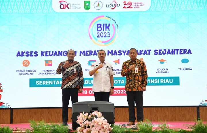 Acara Puncak Bulan Inklusi Keuangan 2023 Berlangsung di MDM BRK Syariah
