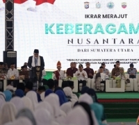 Gelar Ikrar Merajut Keberagaman Nusantara di Medan, Ketua DPP JBMI Riau Indra Pomi Berharap JBMI Mampu Satukan Semua Elemen