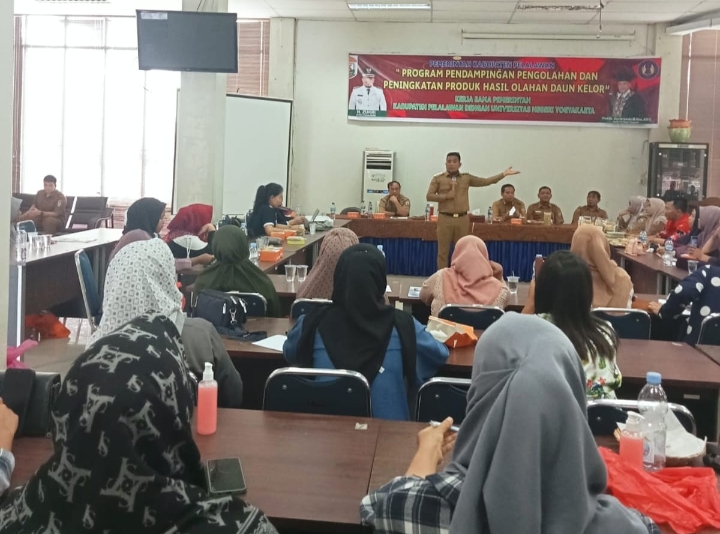 Kaya Manfaat, Bupati Pelalawan H. Zukri, SE Sampaikan Lewat Daun Kelor Usahawan Bisa Bantu Fakir Miskin Dari UMKM Foto Dok Istimewa :? Bupati Pelalawan H Zukri, SE