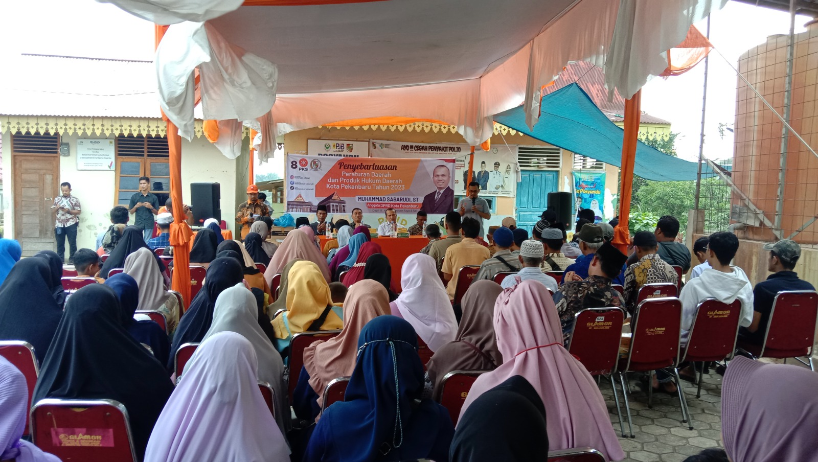 Ketua DPRD Sabarudi saat menyampaikan terkait Perda No 3 Tahun 2023 mengenai Penyelenggaran Kesejahteraan Sosial
