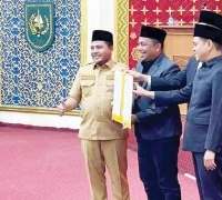 APBD Perubahan Kabupaten Pelalawan Telah Disahkan, Ketua DPRD Minta OPD Tingkatkan Serapan Anggaran