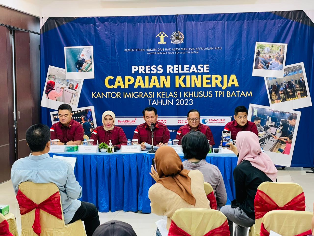 Capaian Kinerja Kantor Imigrasi Kelas I Khusus TPI Batam Tahun 2023