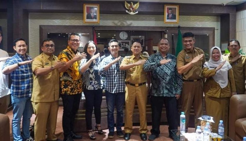 Pj Sekda Sleman bersama rombongan mengunjungi Kabupaten Kampar.