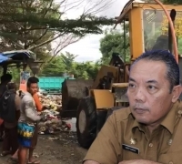 Plt DLHK Pekanbaru, Ingot Hutasuhut Himbau Warga Tak Buang Sampah Lagi di TPS Gudang Kaca Rumbai