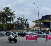 Ditutup Sementara, Ada Deklarasi di Jalan Gajah Mada Pekanbaru