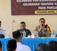 Kapolsek Rupat AKP Siswoyo, S.H Hadiri Pelantikan dan Pengambilan Sumpah Petugas KPPS