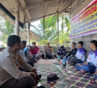 Polsek Rupat Laksanakan Cooling System Pemilu Damai di Desa Makreuh
