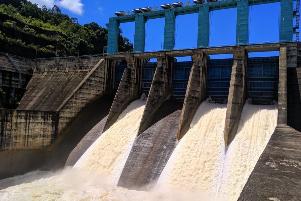 Debit Air Turun, PLTA Koto Panjang Kurangi Bukaan Pintu Waduk