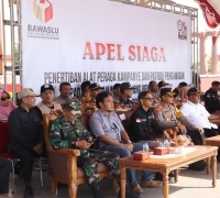 Polres Karimun Kawal Penertiban APK Saat Masa Tenang