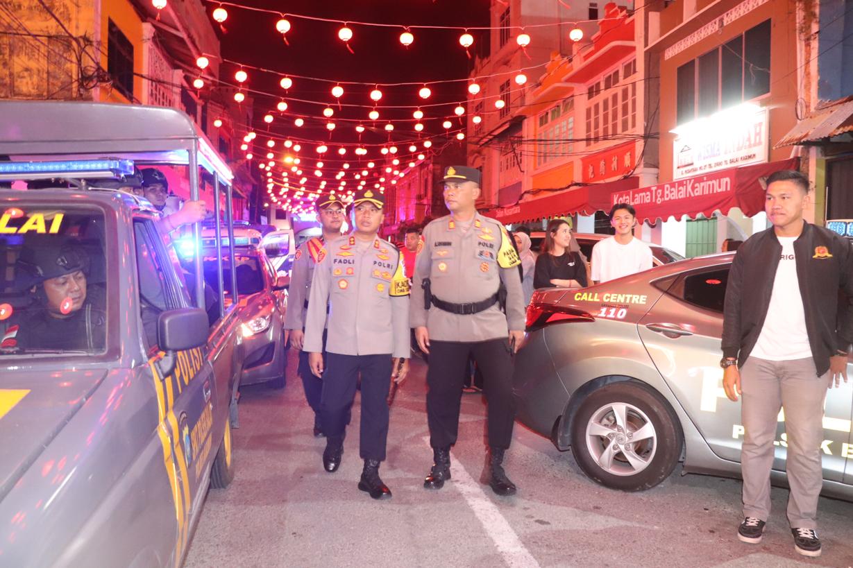 Tahun Baru Imlek 2024, Kapolres Karimun Pimpin Patroli dan Siaga Kamtibmas