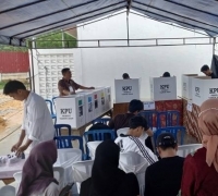 Saat Hujan Guyur Riau, KPU Sebut Kotak dan Surat Suara aman