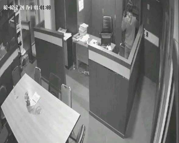 Raib Dibawa Maling Brankas Berisikan Uang Rp70 Juta di Kantor SPBU di SM Amin Pekanbaru