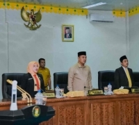 DPRD Kampar Gelar Rapat Paripurna Pandangan Fraksi