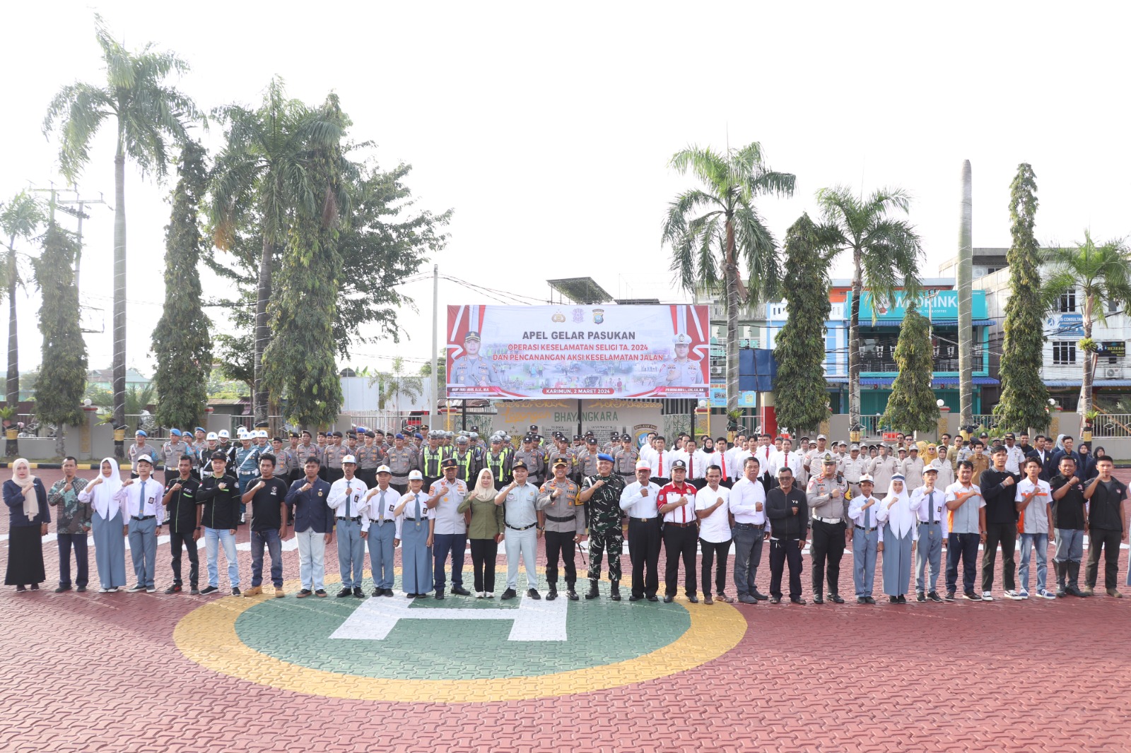 Kapolres Karimun Pimpin Apel Gelar Ops Keselamatan Seligi 2024