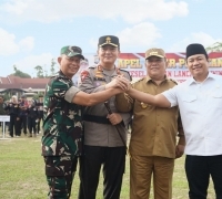 Pj Gubri Hadiri Apel Gelar Pasukan Operasi Keselamatan Lancang Kuning 2024