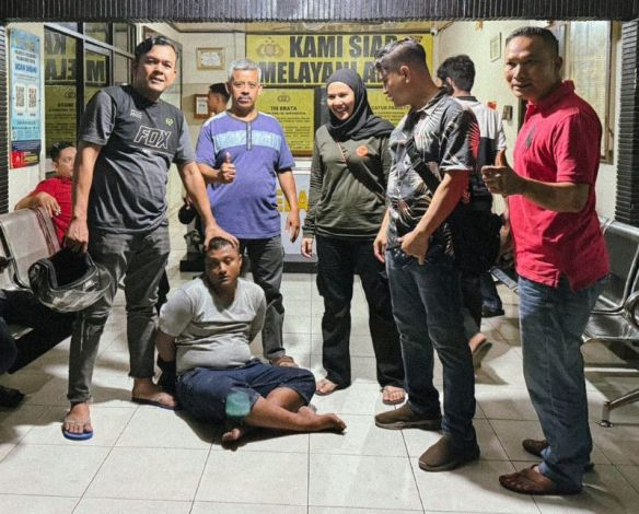 Polisi Tangkap Pelaku Jambret di Fly Over Arengka