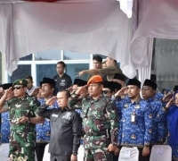 Ketua DPRD Kota Pekanbaru Muhammad Sabarudi Hadiri Upacara Hari Ulang Tahun Korpri Ke-52 Tahun 2023