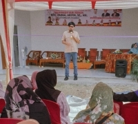 Wakil Ketua DPRD Pekanbaru Ginda Burnama Hadiri Peresmian Posyandu di Panam