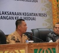 Ketua DPRD Muhammad Sabarudi Pimpin Paripurna Laporan Reses Tahun Sidang 2023/2024