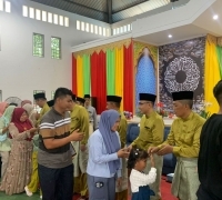 Kapolres Bintan Bersama  Bupati Bintan Beserta FKPD Melaksanakan Halal BI Halal Pasca Idul Fitri 1445 H 