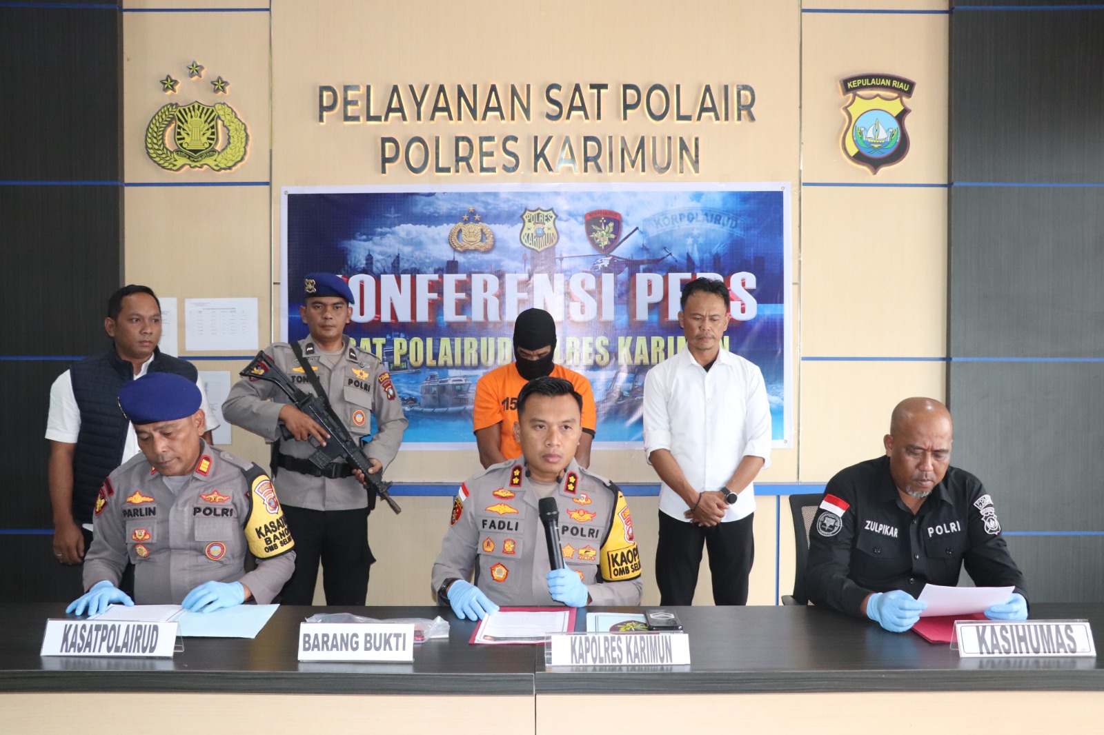 Satpolairud Polres Karimun Gagalkan Penyeludupan 6 Calon PMI Ilegal Ke Malaysia