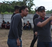 Asah Kemampuan Personil, Polres Kampar Gelar Latihan Menembak