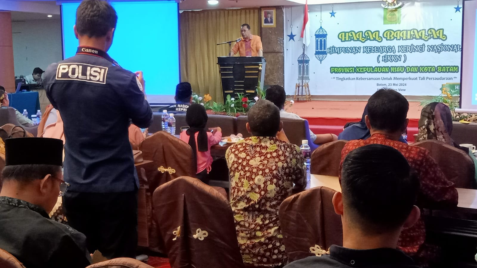 Halal Bi Halal HKK Nasional Kota Batam Meriah di Hotel Golden View