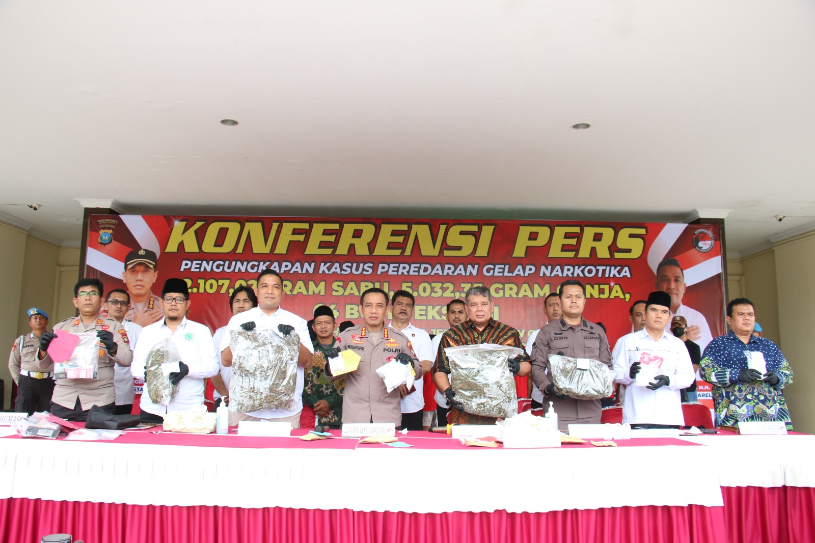 Polresta Barelang Tangkap Pelaku Peredaran Narkotika dan Lakukan Pemusnahan Barang Bukti Foto Dok Istimewa
