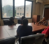 Kegiatan Silahturahmi Anggota Panitia Pemilihan Kecamatan ( PPK ) Kecamatan Marpoyan Damai Dengan Kapolsek Bukit Raya