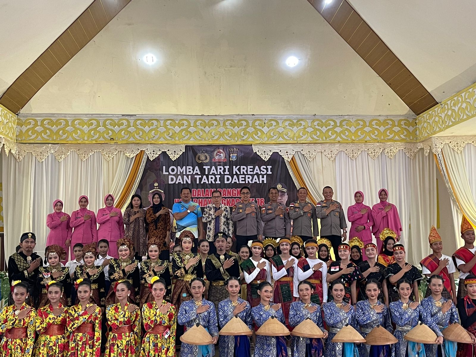 Polres Bintan Gelar Lomba Tari Kreasi Sambut HUT Bhayangkara ke-78