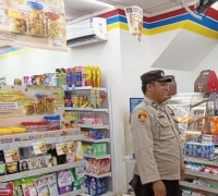 Patroli Cipkon Polsek Sungai Beduk, Cegah Aksi Kejahatan Dan Sampaikan Himbauan Kamtibmas 