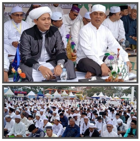 Acara Gema Muharram Sambut Tahun Baru Islam 1446 di Lapangan Gajah Mada Tembilahan di Hadiri Ribuan Warga