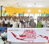 Diedukasi oleh BRK Syariah, 400an Pelajar SMKN 3 Tanjungpinang Bakal Buka Rekening Tabungan Simpel