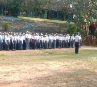 Polisi Jadi Inspektur Upacara di Sekolah, Tanamkan jiwa Nasionalisme, Patriotisme, serta sikap Patuh Hukum