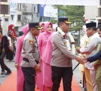 Tingkatkan Kesiapan dan Soliditas Personil, Kapolresta Barelang Kunjungan Kerja Ke Polsek Lubuk Baja