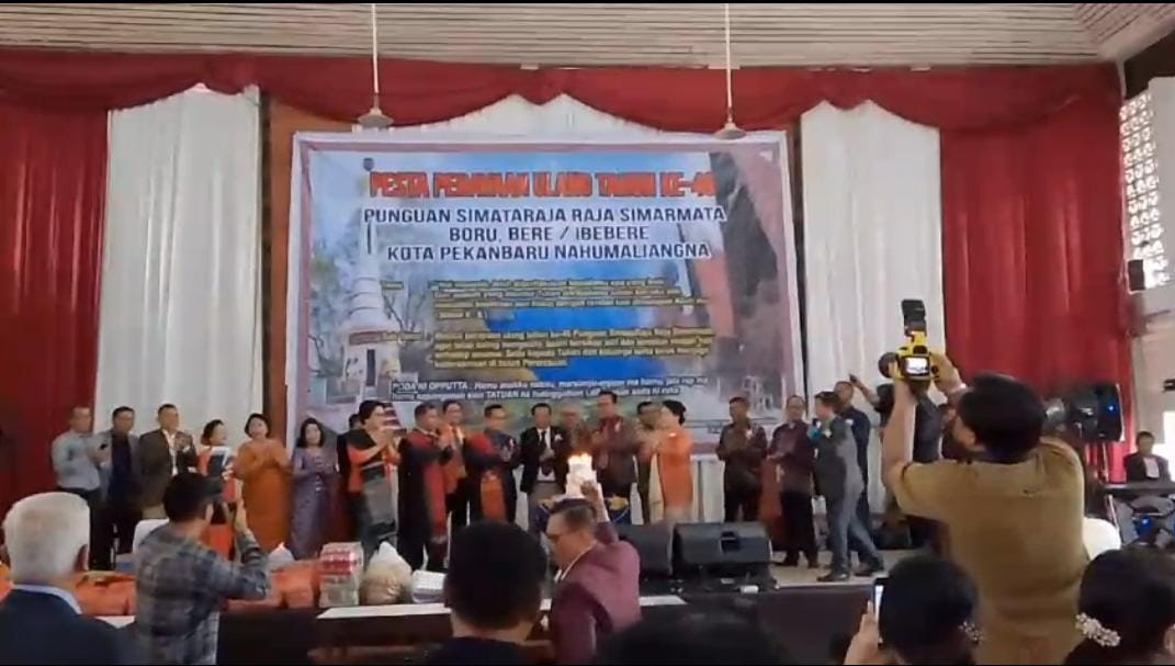 Puji Tuhan, Peringatan Ulang Tahun ke 46 DPW Perkumpulan Marga Simarmata Provinsi Riau Sukses Di Laksanakan