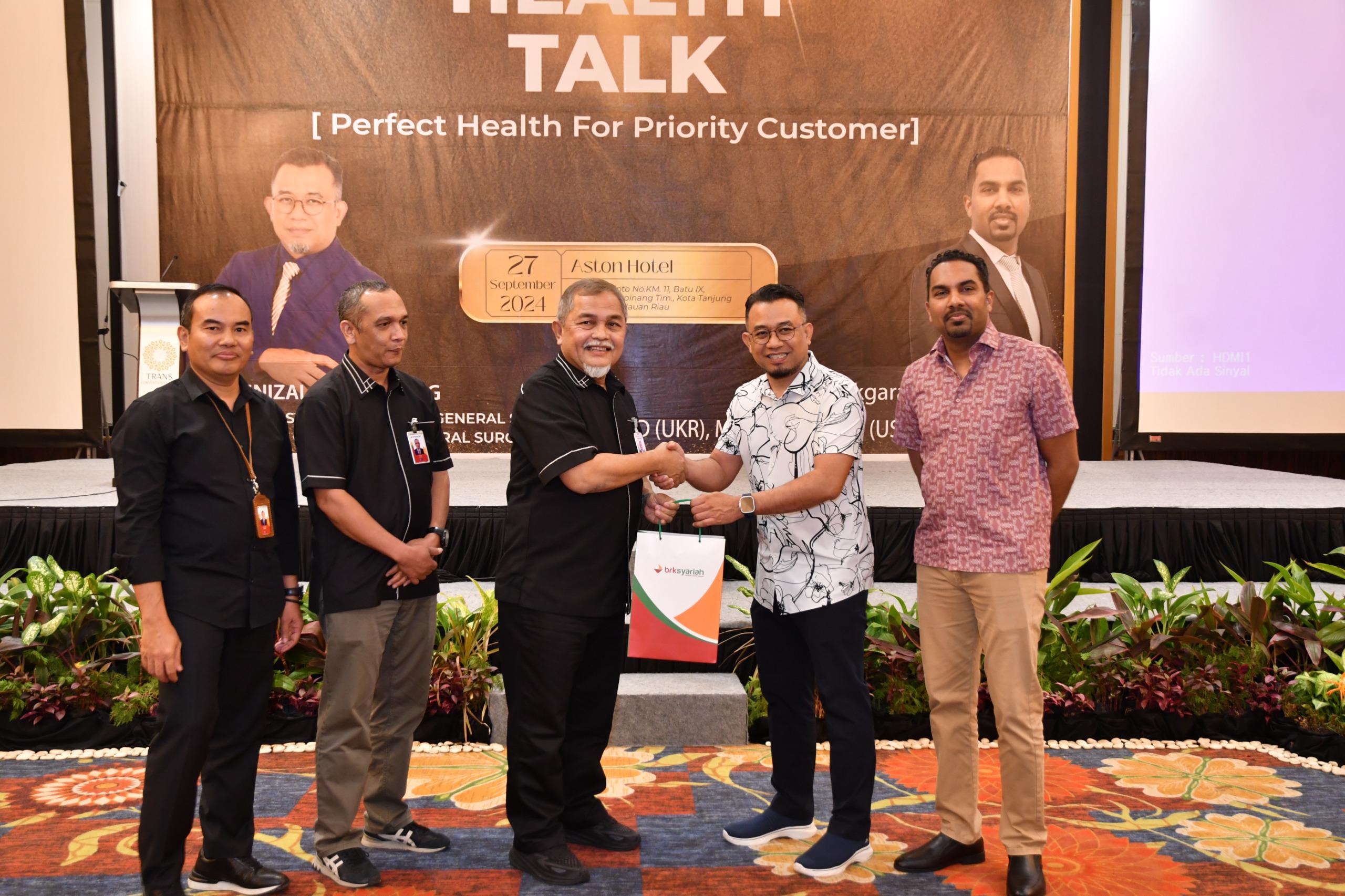 BRK Syariah Hadirkan Pakar Kesehatan KPJ Kluang Specialist Hospital Kuala Lumpur untuk Nasabah Prioritas Wilayah Kepri