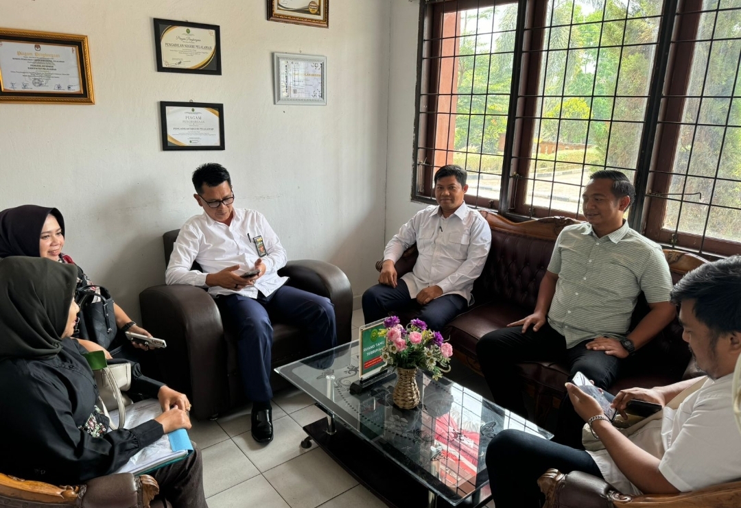 Lakukan Cooling System, Polres Pelalawan sambangi Pengadilan Negeri Pelalawan