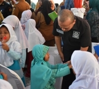 Ketua DPRD Pekanbaru Muhammad Sabarudi  Sebut Imunisasi Polio Kunci Kesehatan Anak