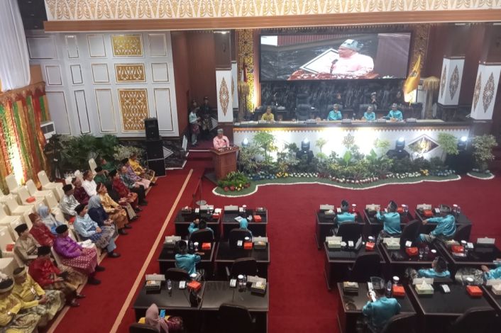 Rapat Paripurna Hari Jadi Pekanbaru ke-240, DPRD Ajak untuk Bersatu Demi Kemajuan Kota