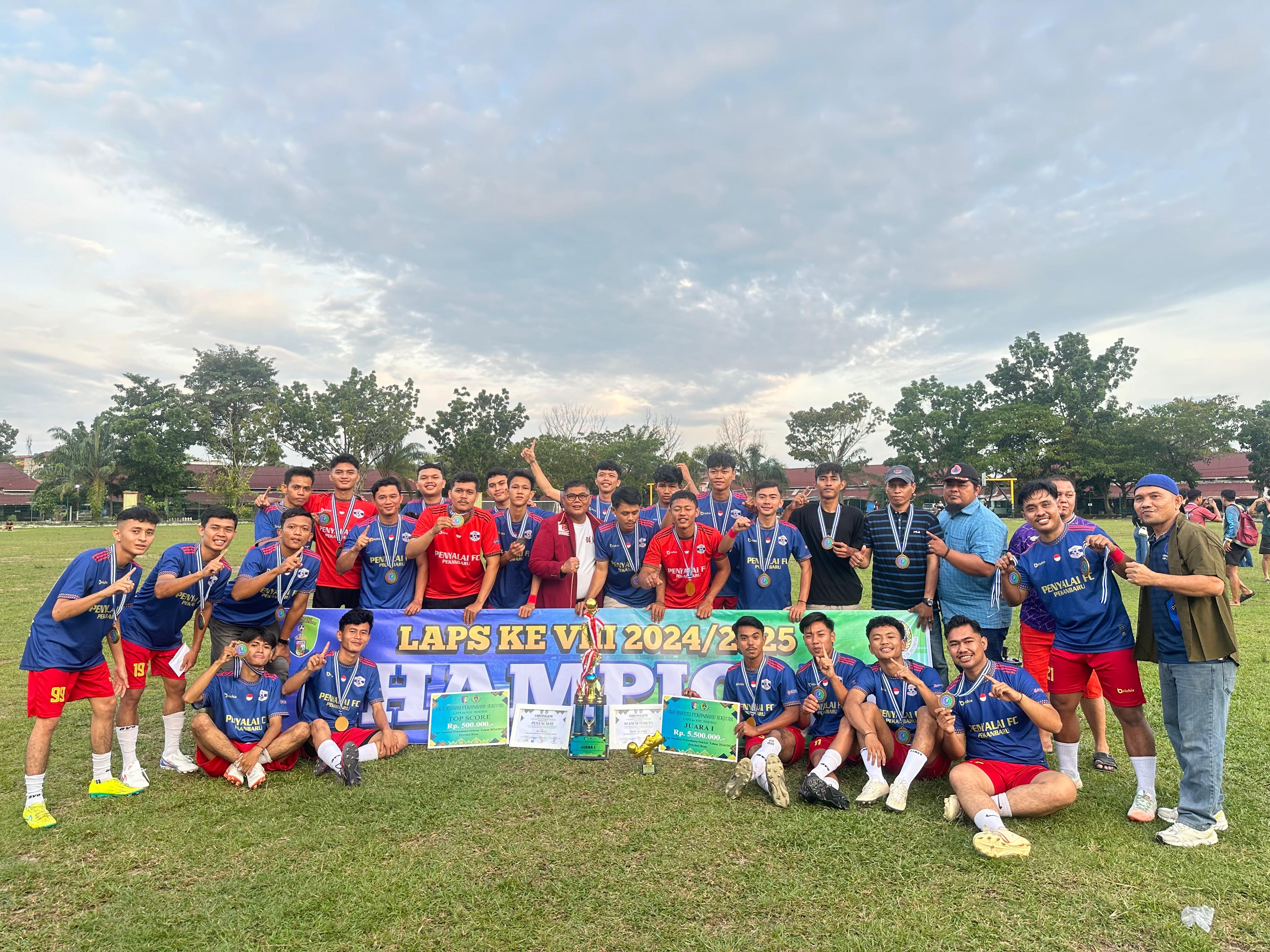 Penyalai FC Juarai Turnamen Liga Asosiasi Pekanbaru Sekitar