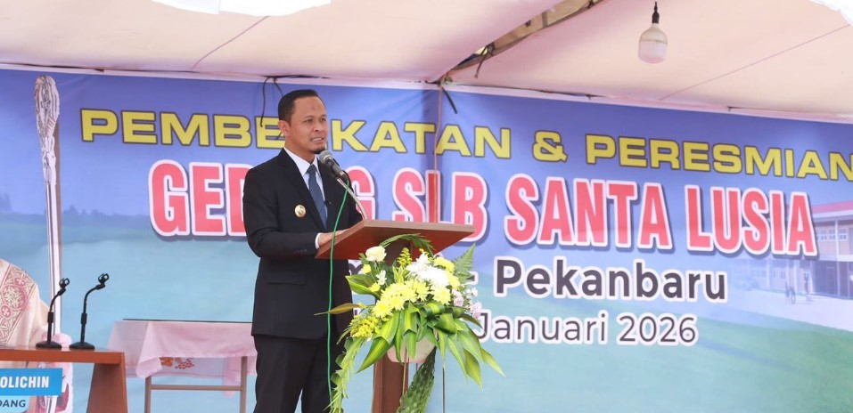 Walikota Pekanbaru Resmikan SLB Santa Lusia di Rumbai, Apresiasi Peran Donatur dan Dedikasi Pendidik