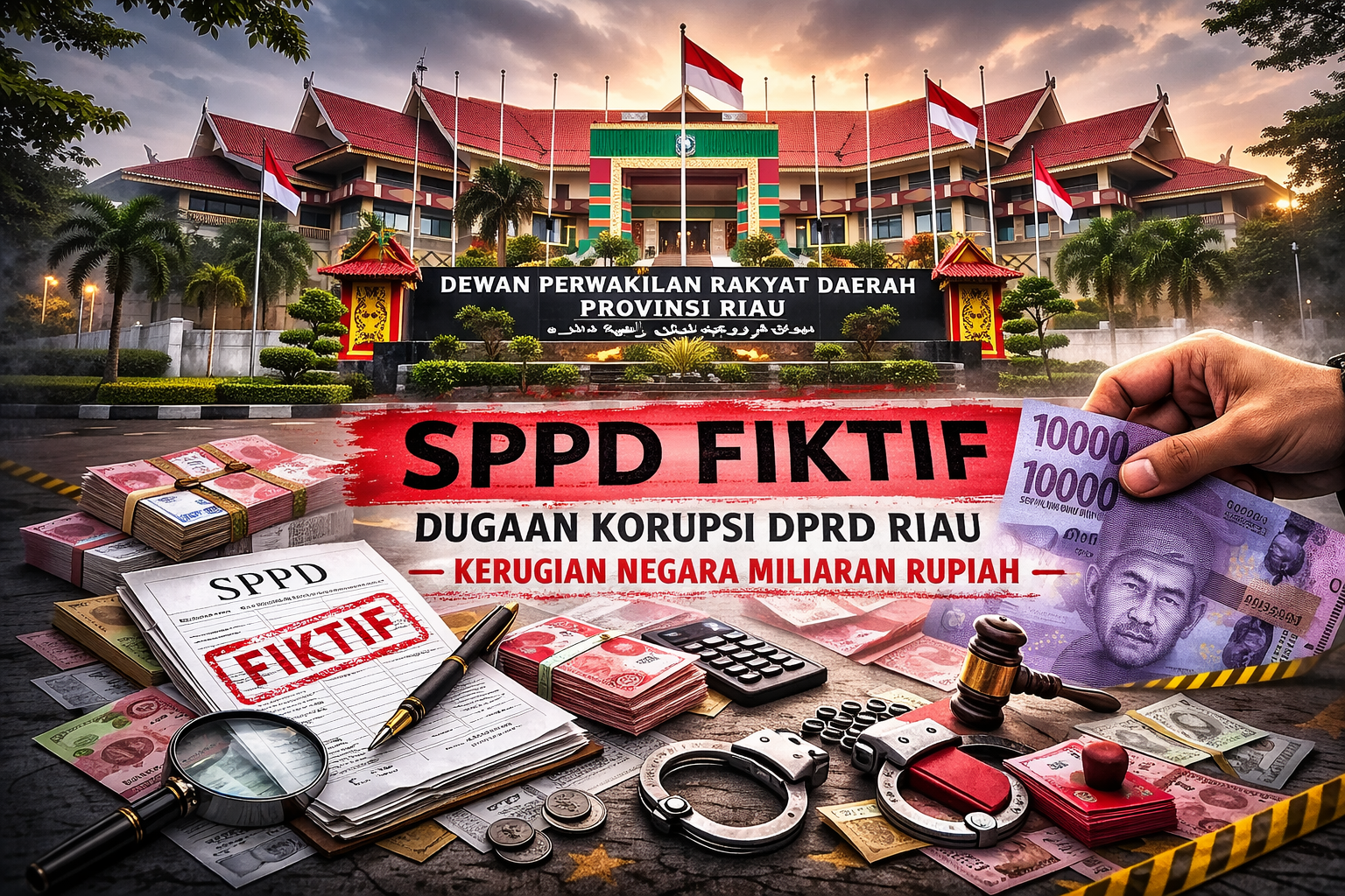 Dugaan Korupsi SPPD Fiktif DPRD Riau Tak Jelas, PMII Pekanbaru Desak Polda Umumkan Tersangka, Dan Tangkap Siapa Saja Yang Terlibat !!!