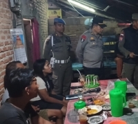 Tim Gabungan Polres dan Satpol PP Pelalawan Patroli Caffe Remang-Remang, Tindaklanjuti Laporan Masyarakat