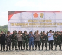 Kasdam XIX/Tuanku Tambusai Tutup TMMD ke-127, TNI Hadir Bantu Kesejahteraan Masyarakat