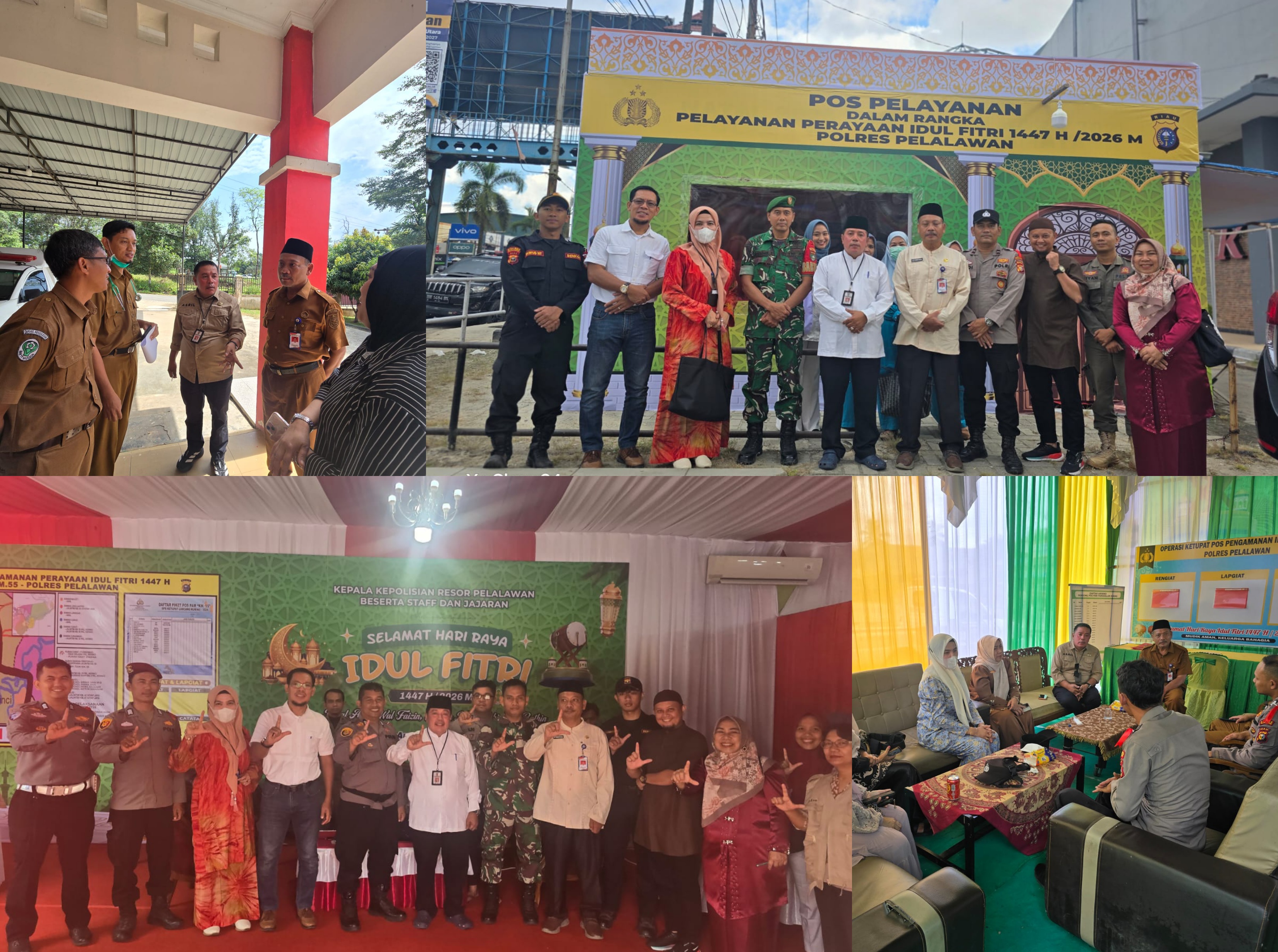 Kadis Kesehatan Pelalawan Tinjau Posko Lebaran, Puskesmas dan Rumah Sakit Pastikan Pelayanan Kesehatan Siaga