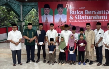 Buka Puasa Bersama Wartawan, Bupati Zukri Ajak Pers Bersinergi Bangun Pelalawan