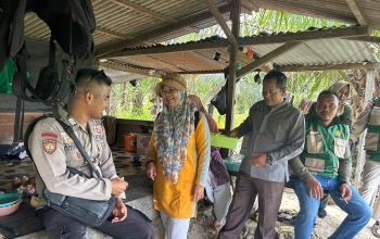 Bhabinkamtibmas Polsek Rupat Gelar DDS, Ajak Warga Sukseskan Ketahanan Pangan Nasional